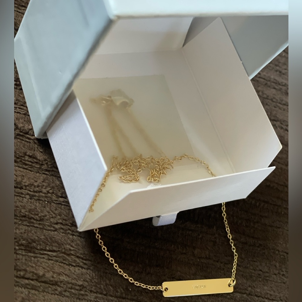 Dog Mom Gold Necklace — Olivia and Jackson - Picture 9 of 15